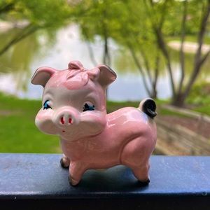 Vintage Shawnee Napco Lefton Pig Salt Shaker